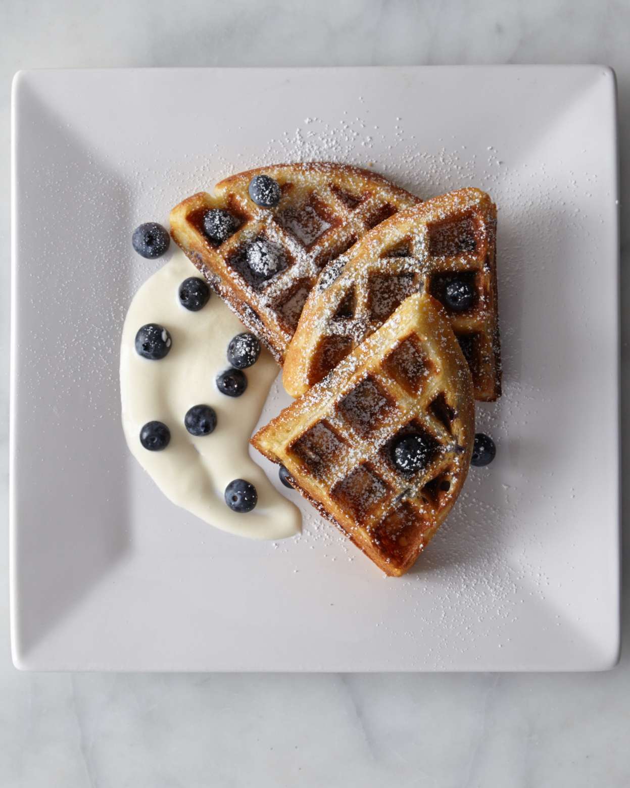 Buttermilk Blueberry Waffles: Crisp, Fluffy & Flavorful